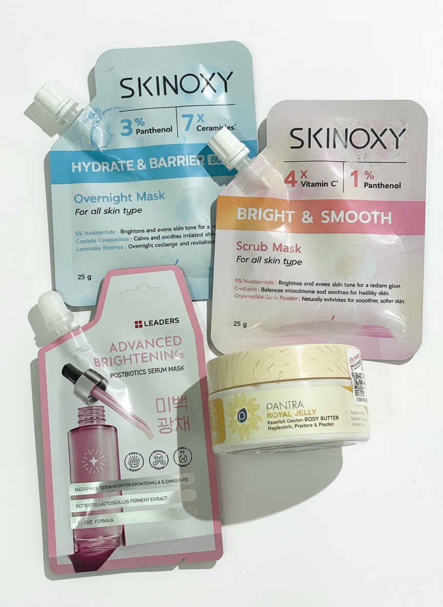 3 items // importé min Thailande et Korea ( scrub mask is not available)