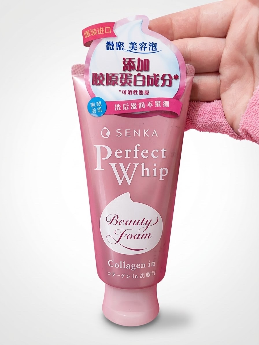 SENKA Perfect Whip Collagen IN A – mousse nettoyante visage Contenance : 120 g