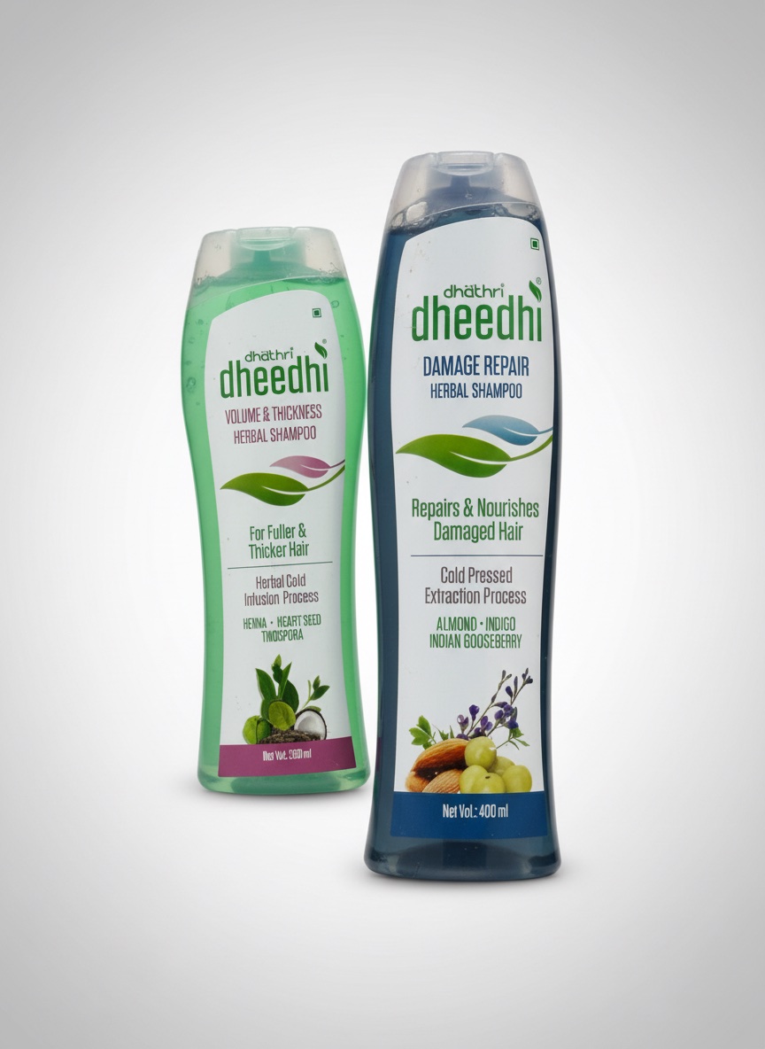 1) DAMAGE REPAIR HERBAL SHAMPOO/ 2) VOLUME & THICKNESS HERBAL SHAMPOO