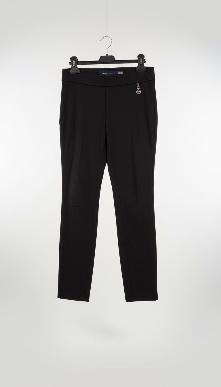 Pantalon Tommy Hilfiger  authentique noirs à enfiler pour femme 