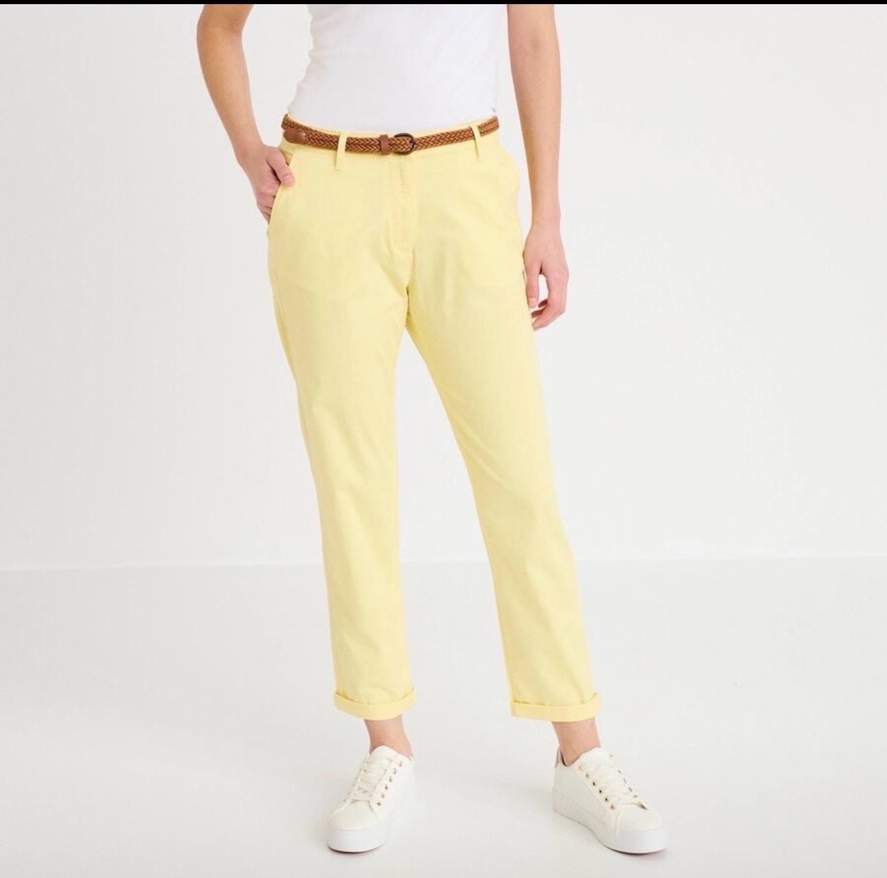 🔥🔥Pantalons jaune citron pastel 🔥🔥 Taille M  