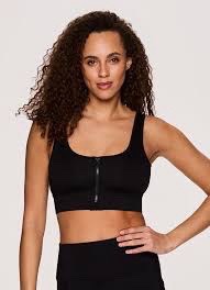 🔥Brassière de sport🔥 noire avec fermeture éclair sur le devant ressemble fortement au modèle Caitlyn  Taille S M 