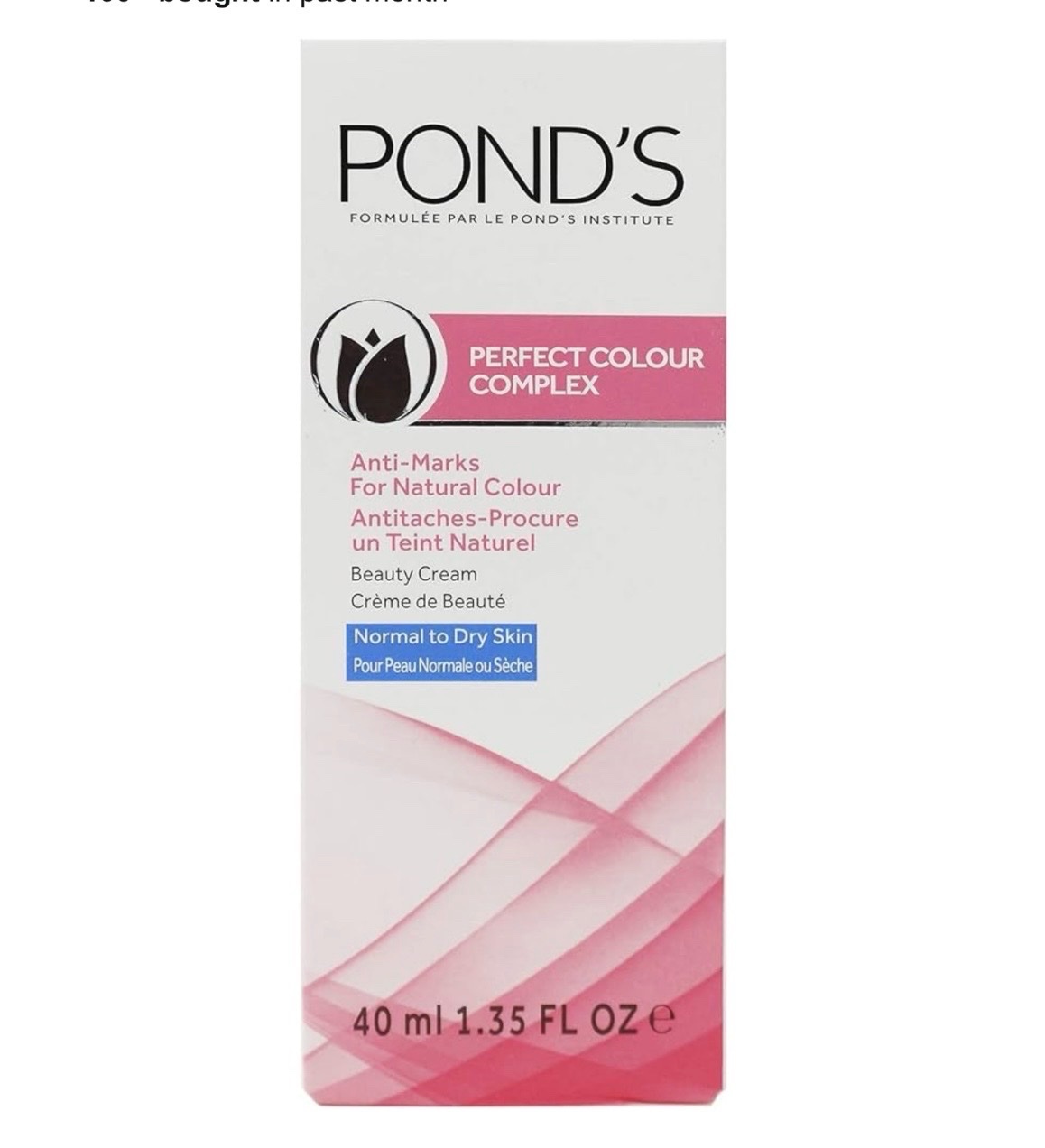 🔥🔥crème de beauté Pond's Perfect Colour Complex,🔥🔥 conçue pour réduire les taches brunes.Elle est spécifiquement formulée pour les peaux normales à sèches afin de leur donner un teint uniforme et éclatant.