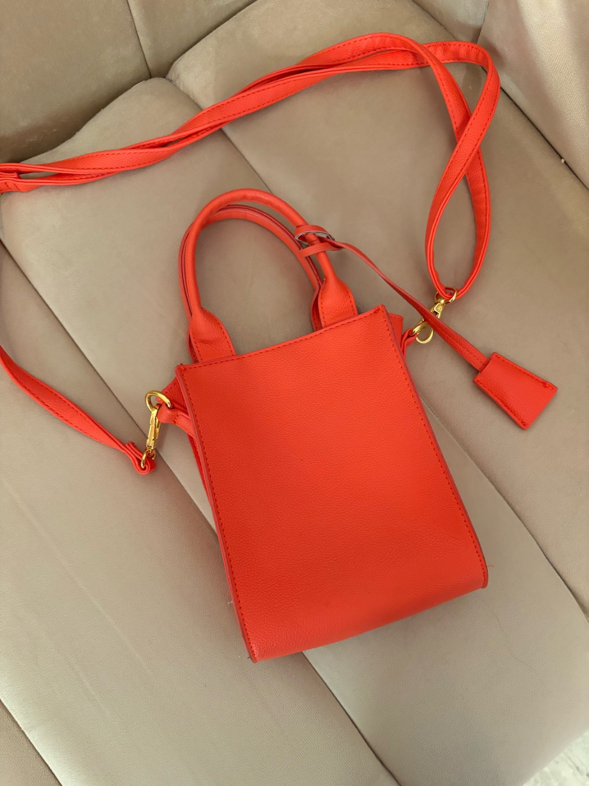 Joe Fresh Vibrant Orange Mini Bag Joe Fresh