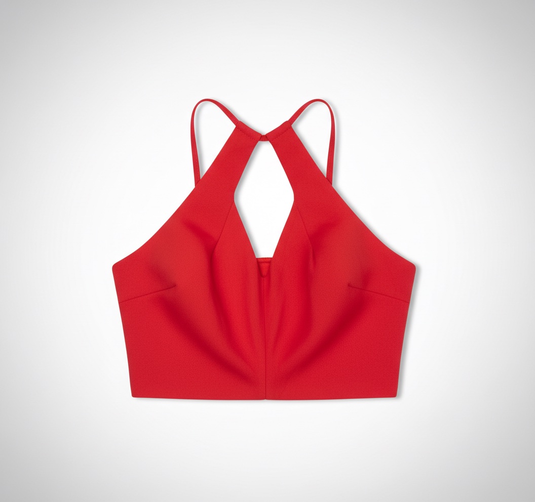 Crop top rouge taille xs s 