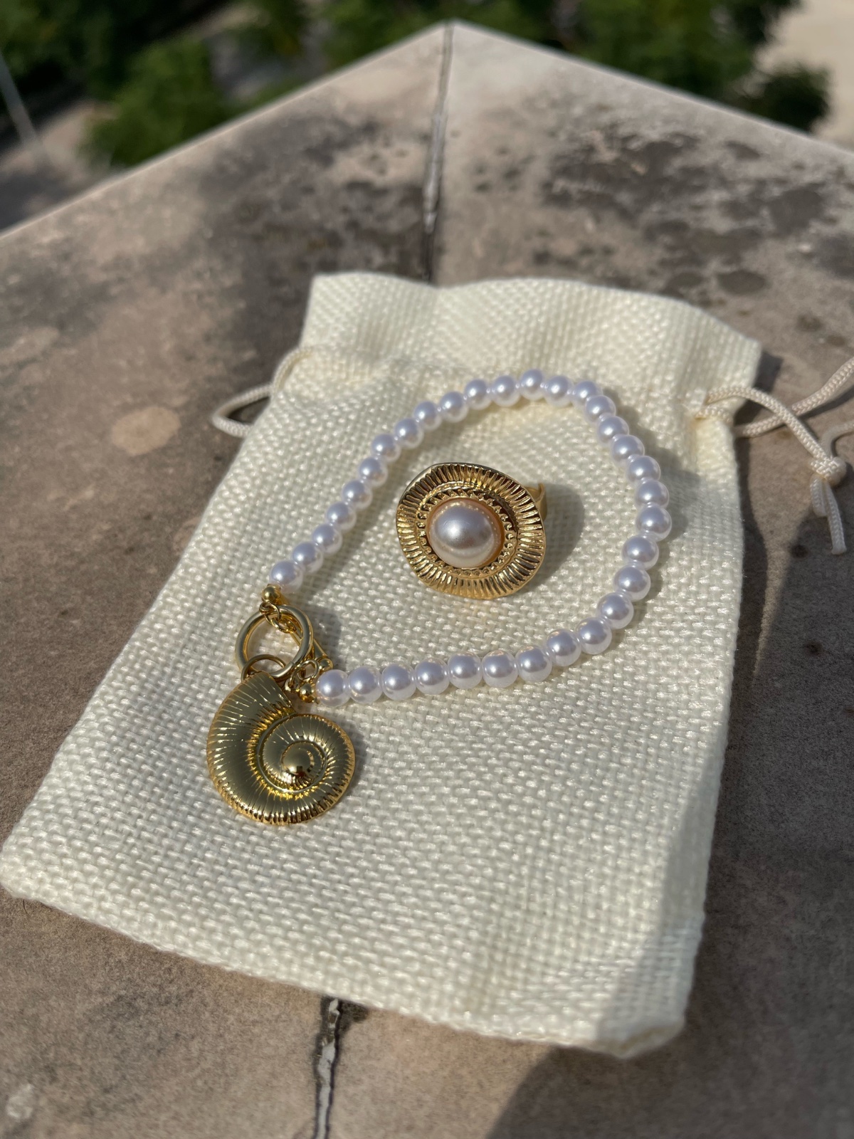 Bracelet + bague