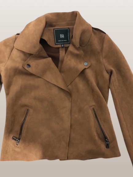 Veste marron caramel