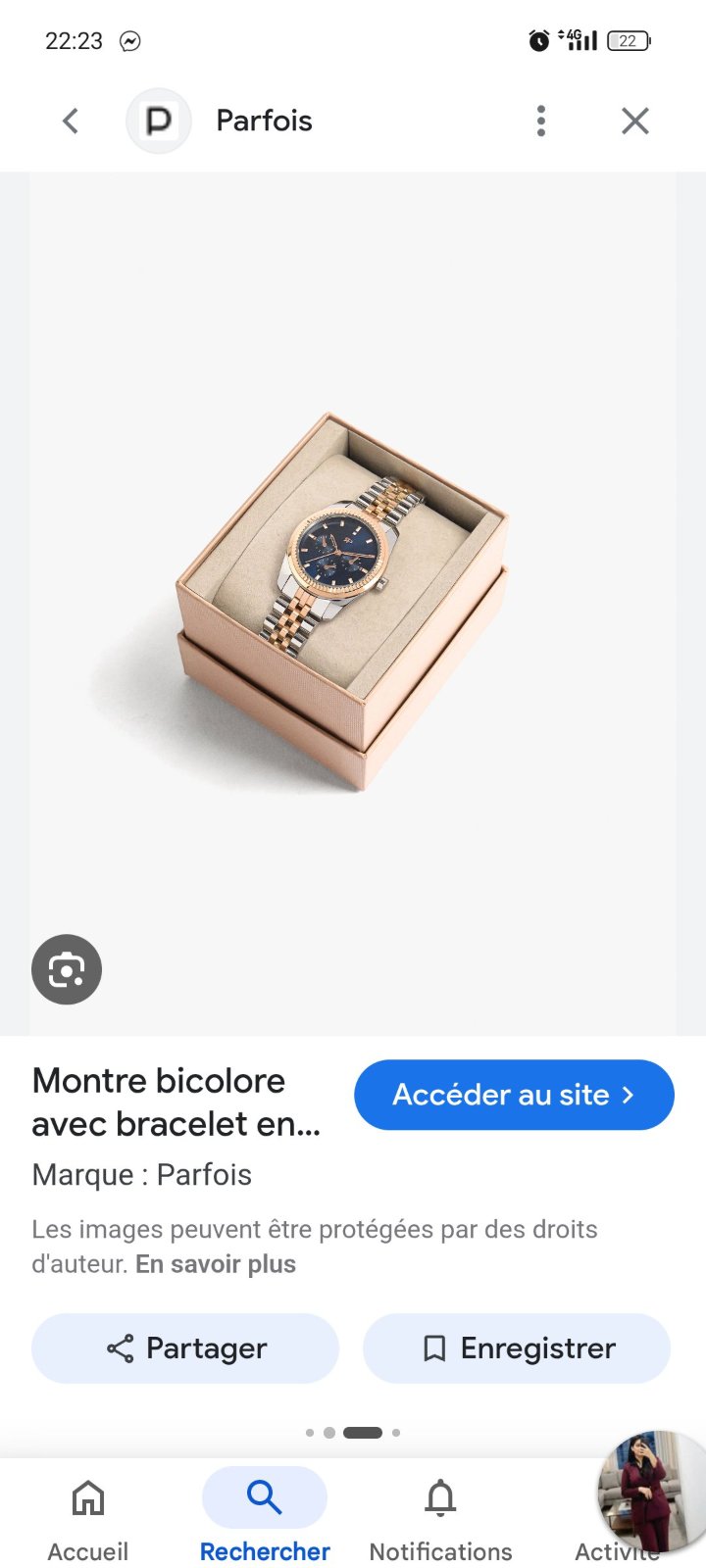 Montre chez parfois