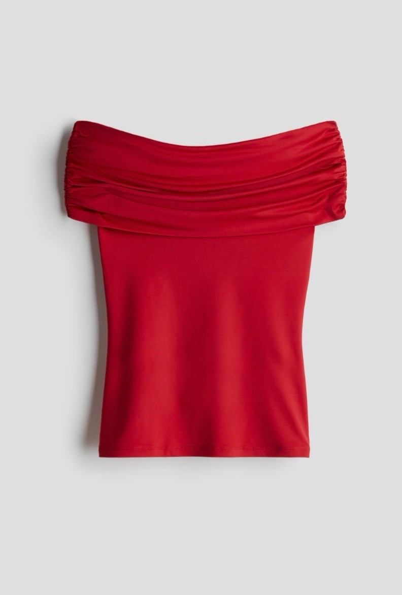 Top rouge H&M
