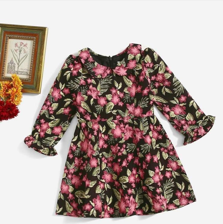 Robe florale Shein pour fillette 2 ans 