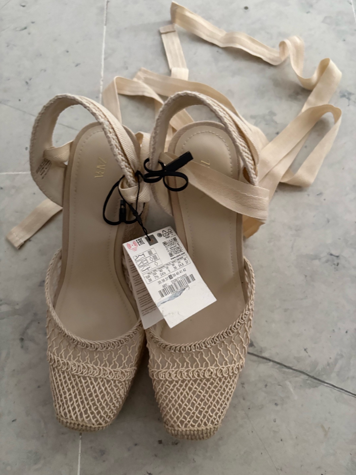 Talons compensés pointure 38