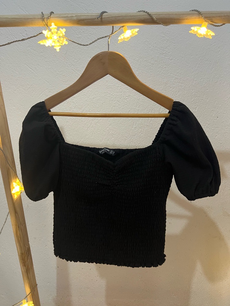Top stradivarius taille xs noire 