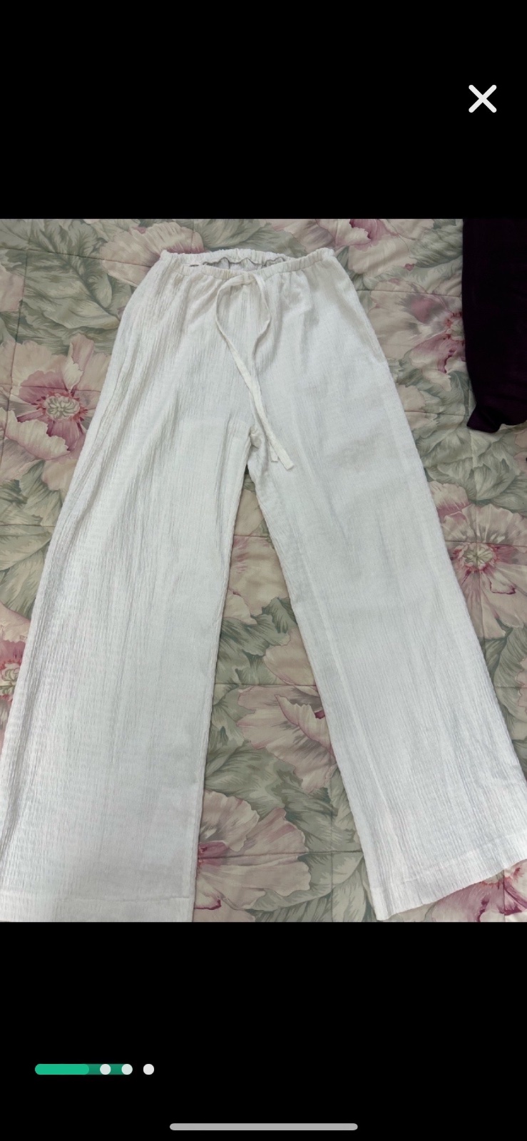 Pantalon blanc taille m