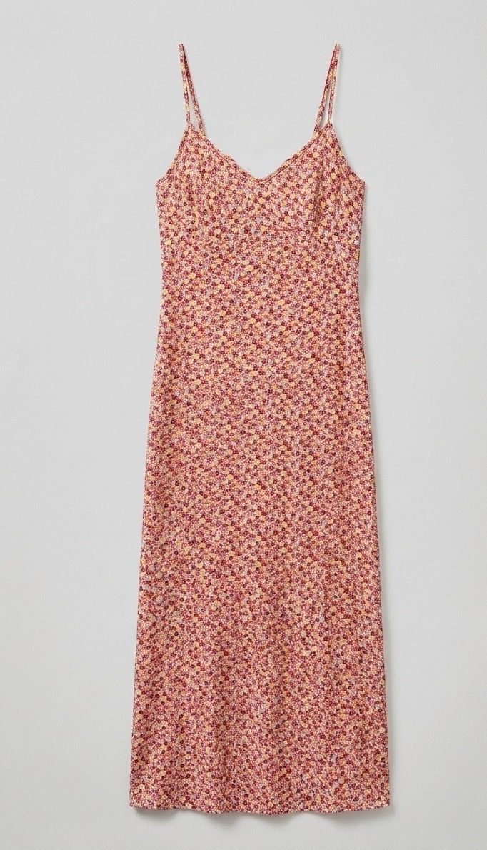 Robe longue à fleurs