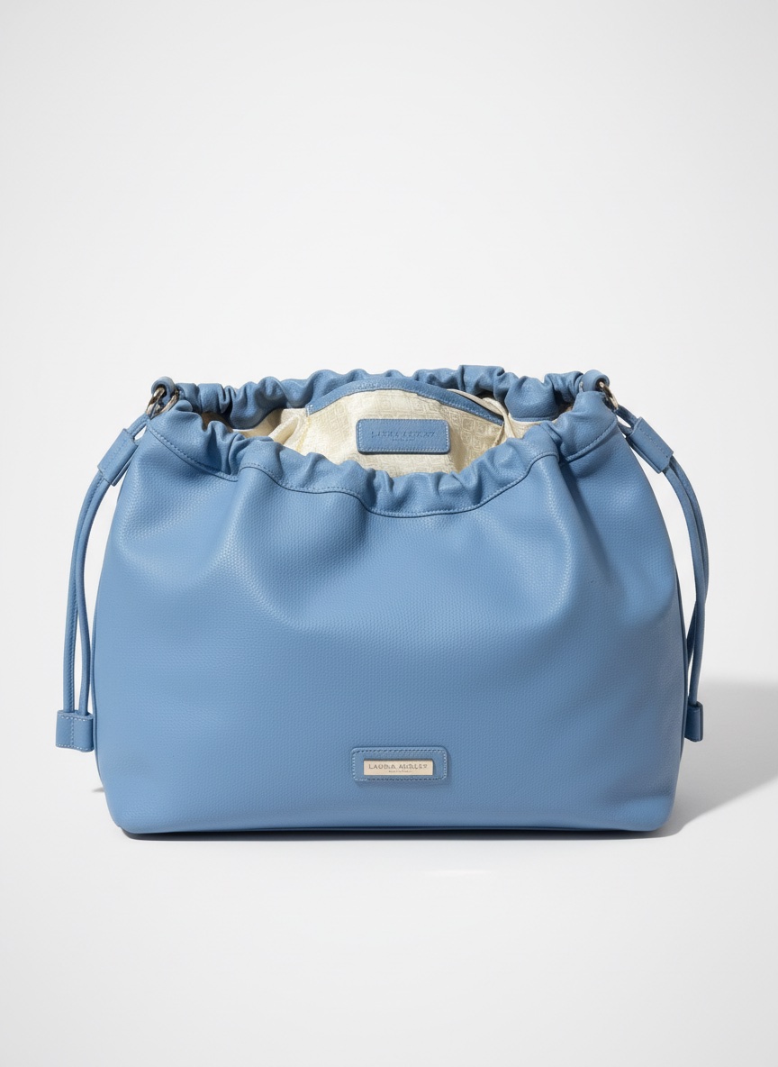 Sac à main grand forma Laura Ashley bleu 