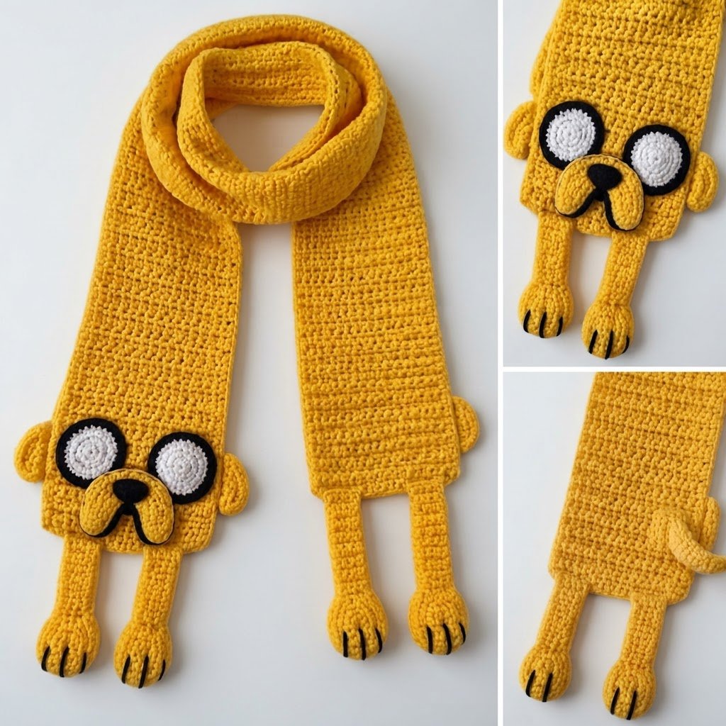 Scarf crochet jake 💛