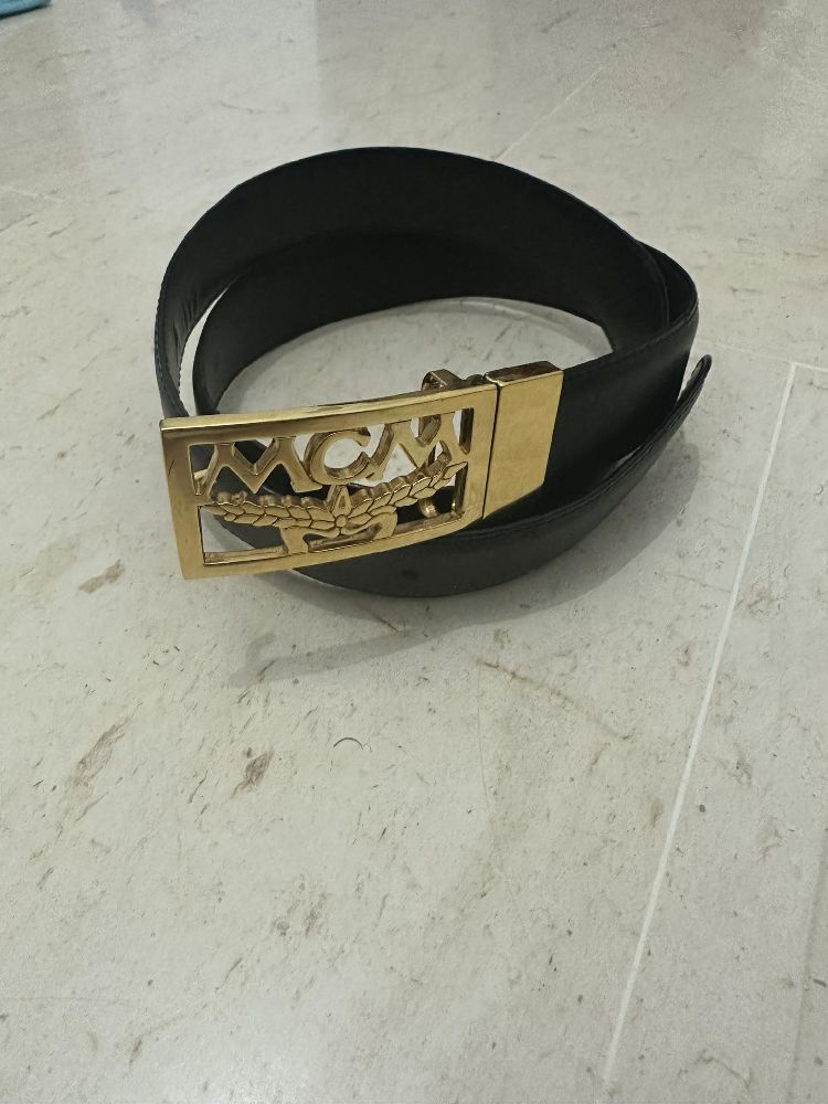 ceinture en cuir MCM