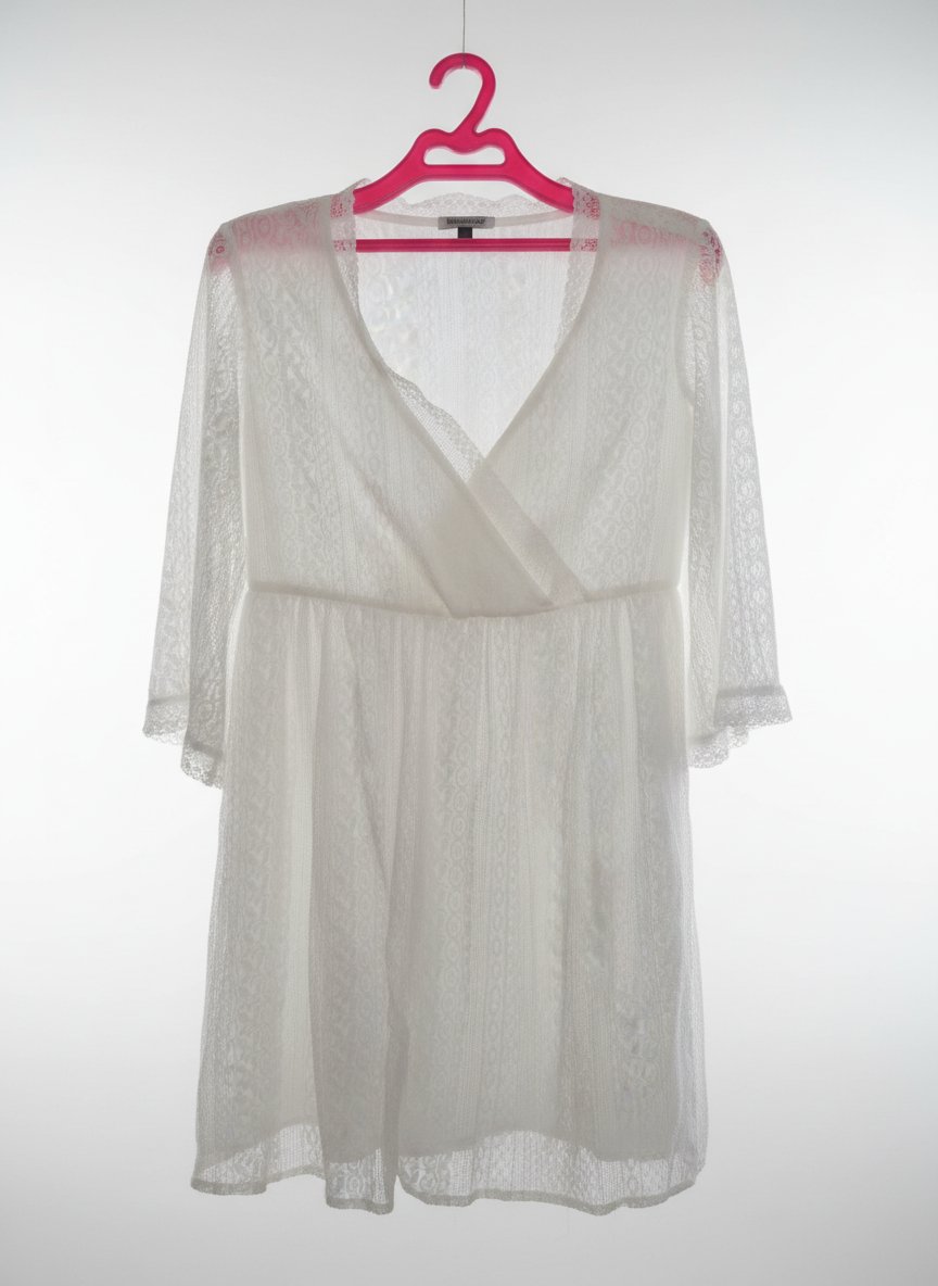 Robe blanche dentelle 