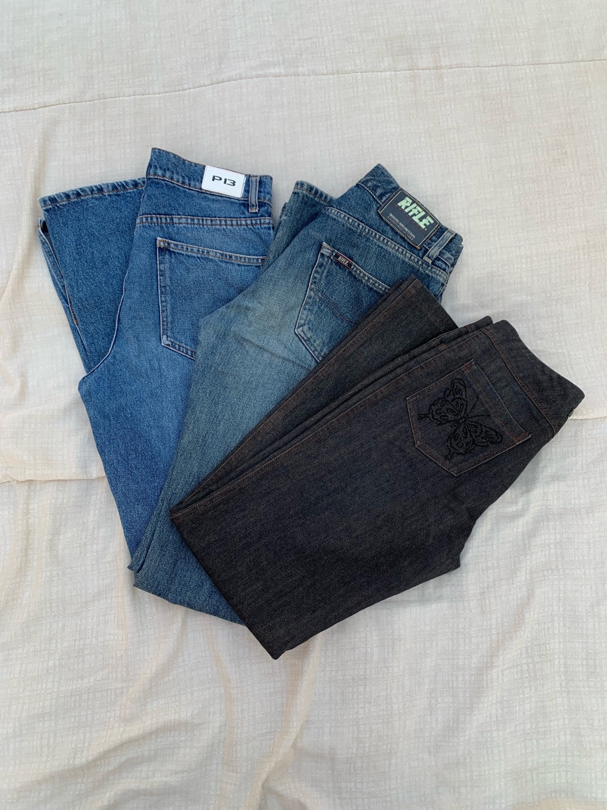 Lot de 3 jeans vinatge