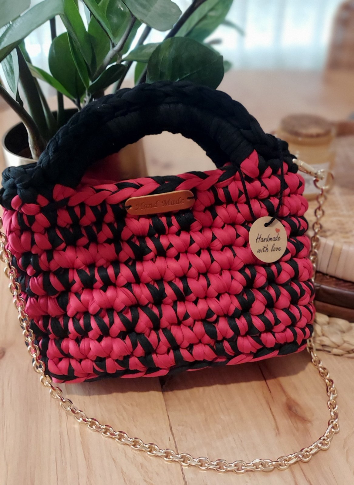 Sac à main fait main en crochet