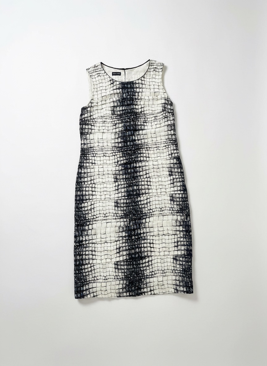 Robe droite mousseline
