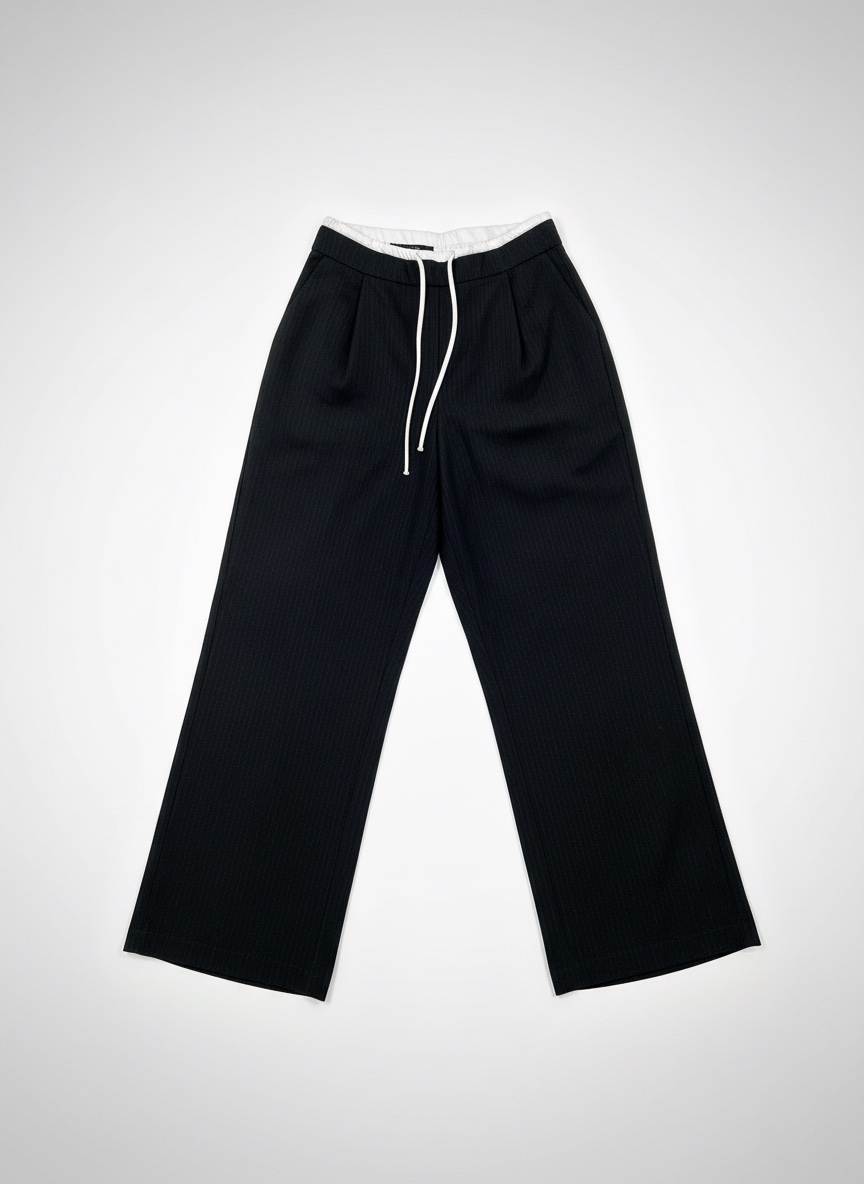Pantalon fluide noir zara 