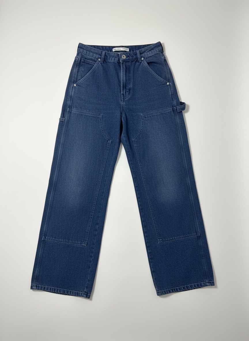 Pantalon bershka bleu 