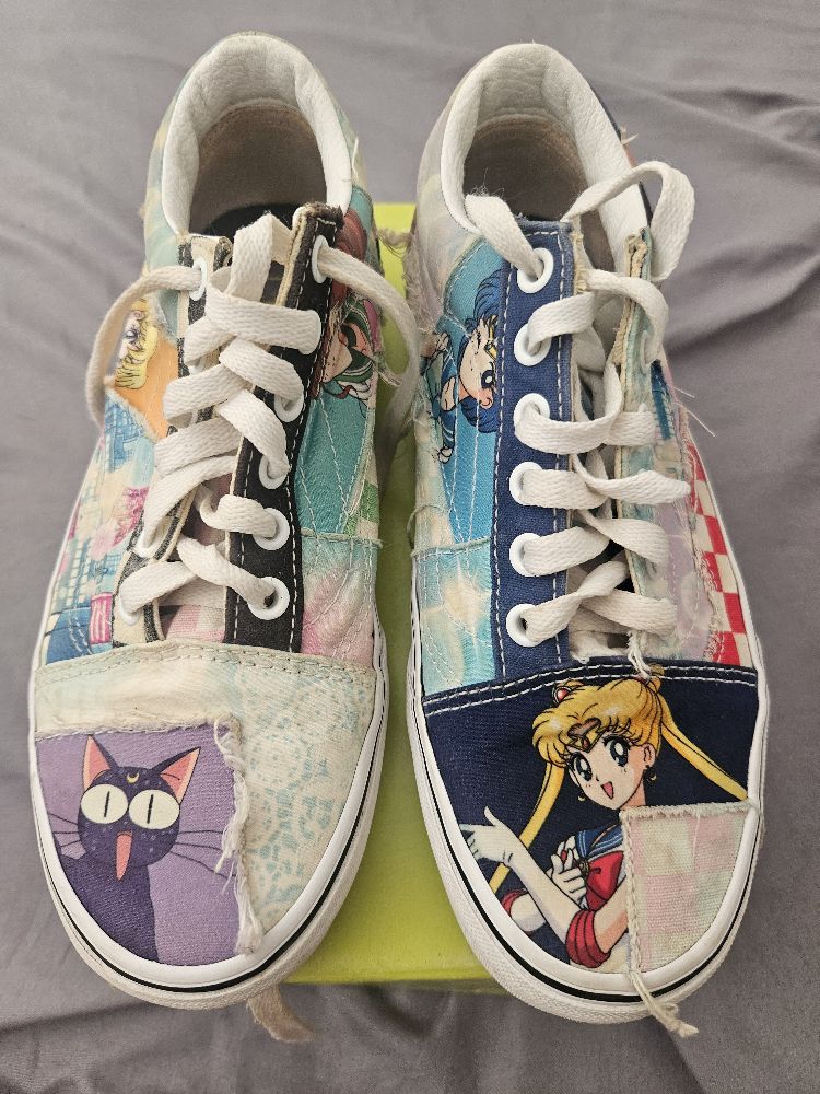 Vans x Sailor Moon Limited Edition Vans Old Skool Patchwork