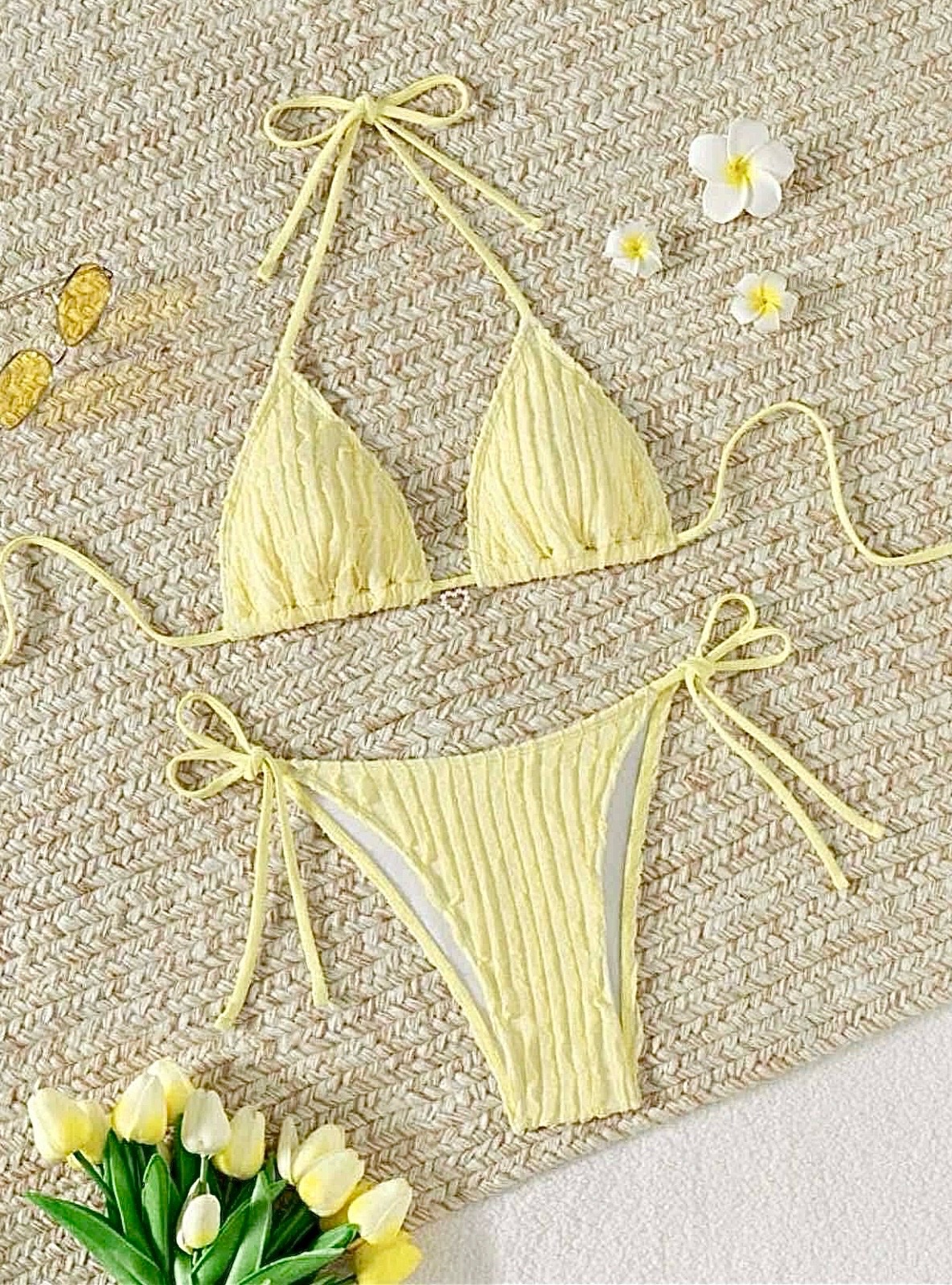 Yellow bikini