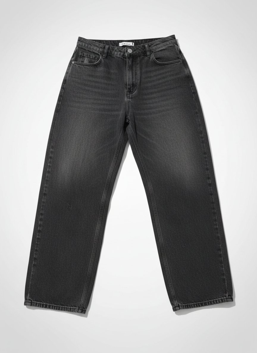 Jean Baggy S.Olivia gris délavé taille 38