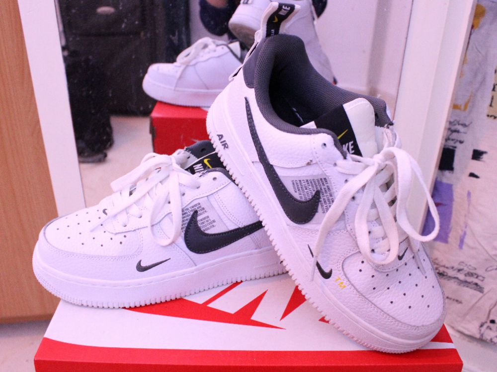 Comment Enlever Les Plis Sur Les Air Force Baskets pour Femmes | Nike | Taille 37 | Dabchy.com