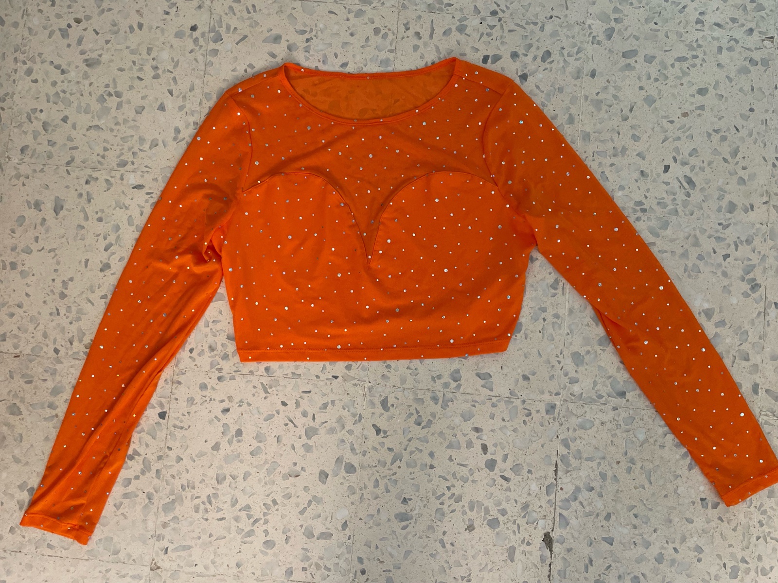 Top avec strass