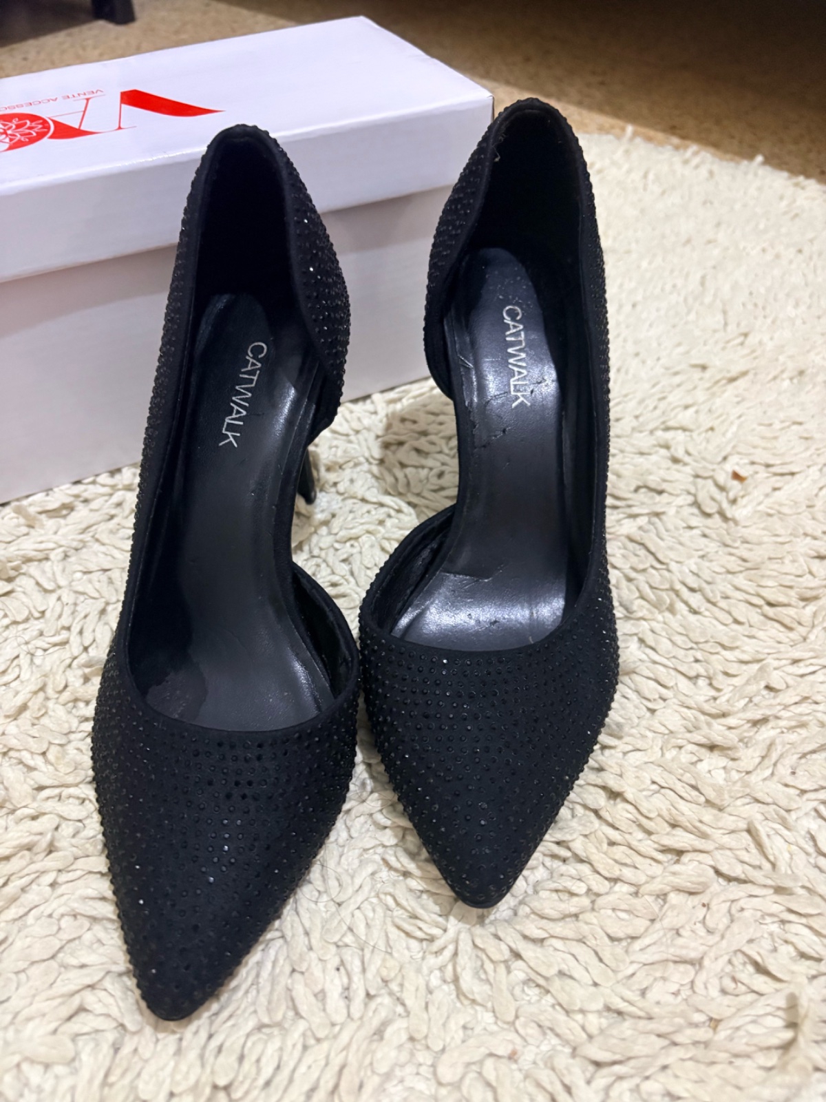 Escarpins noir bling blin
