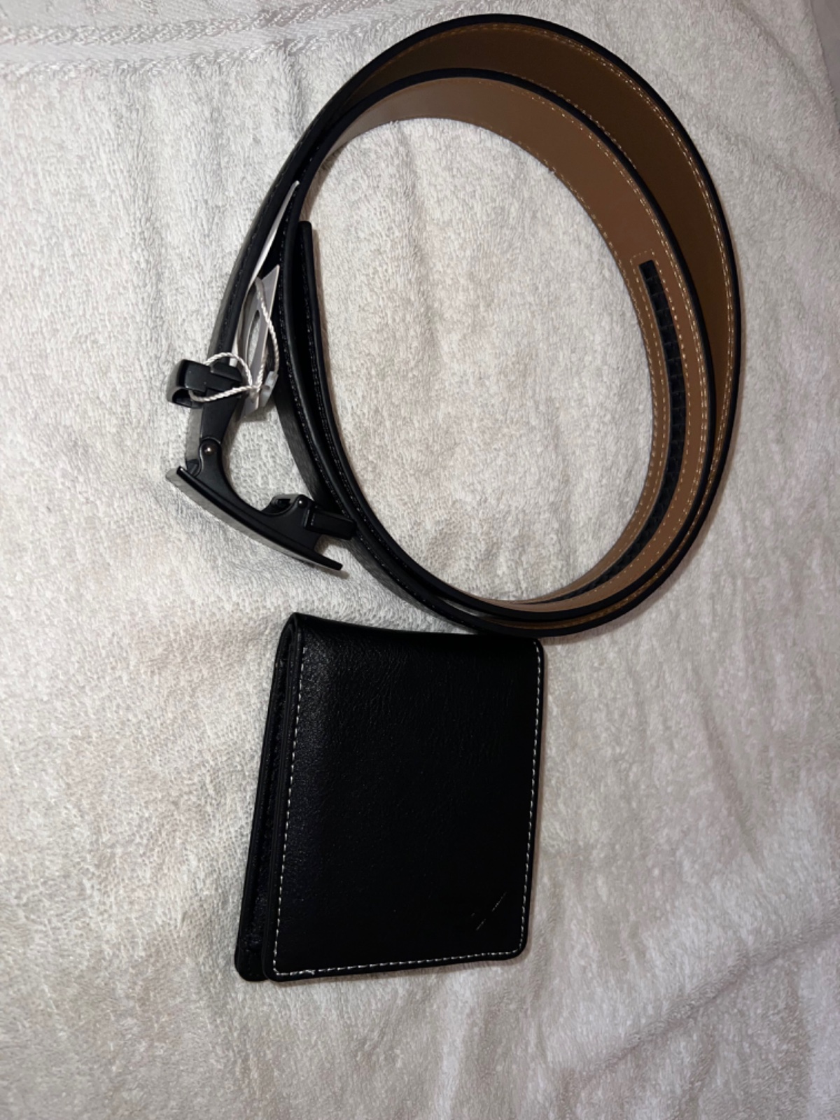 Ceinture noir - pochette noir exist