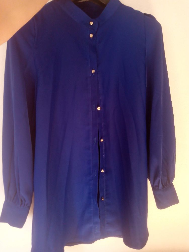 chemise bleu taille s