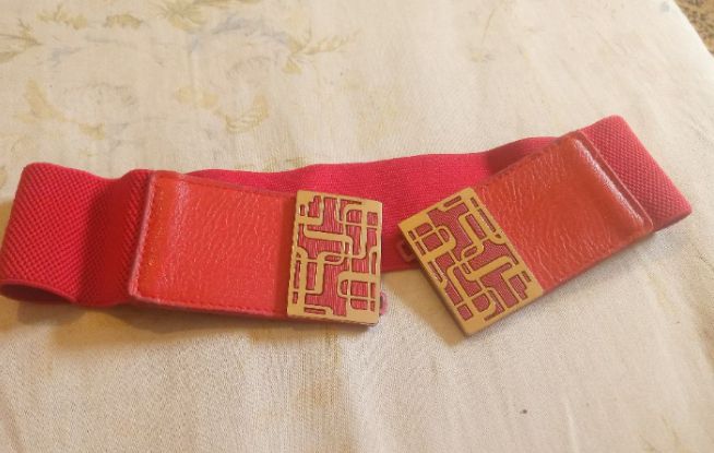 ceinture rouge vif