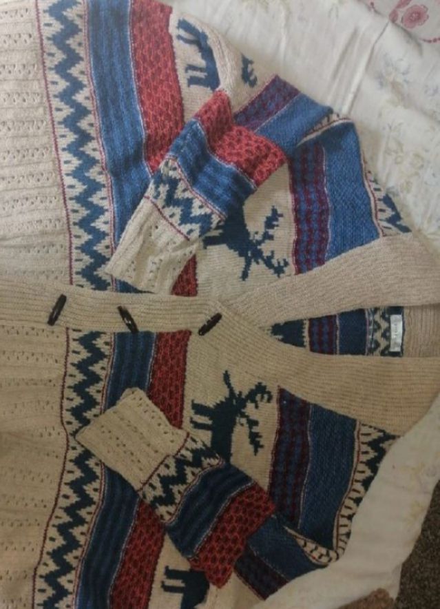 gilet oversize taille s et ou m