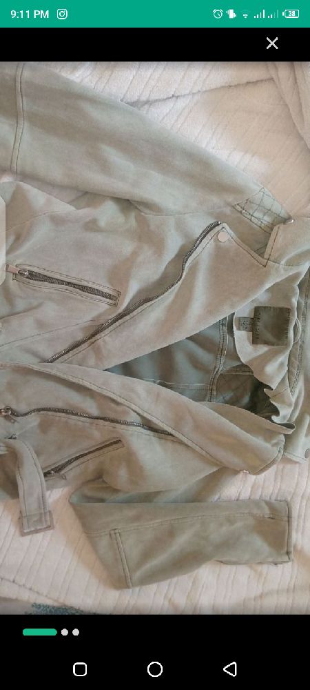 veste dain taille S 