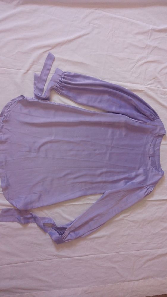 chemise violet lilaz satinèe