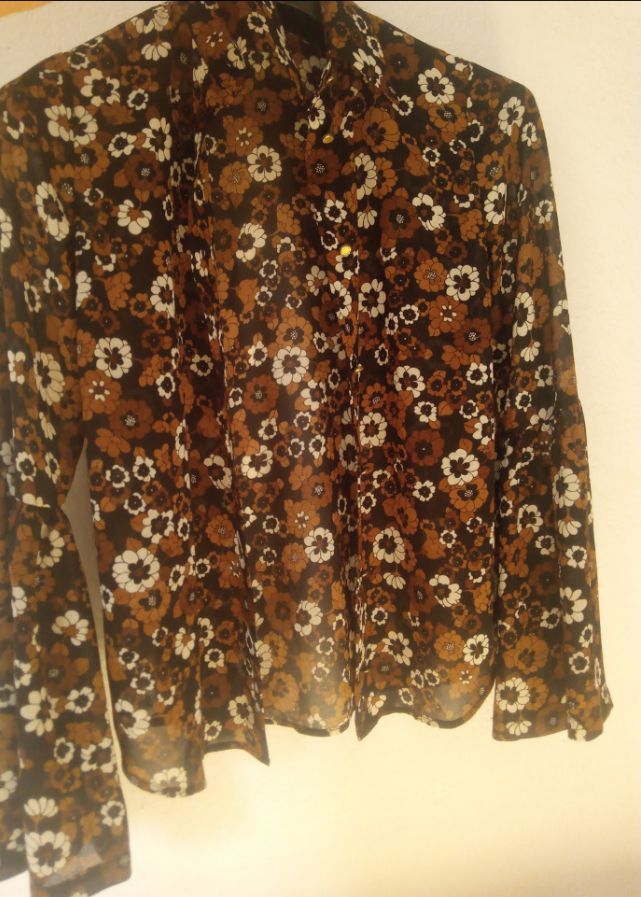 chemise marron taille xs micheal kors