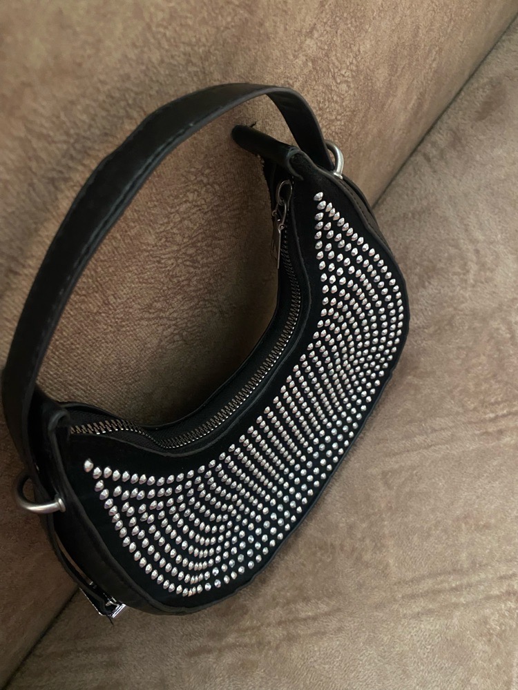 Sac gris et noir
