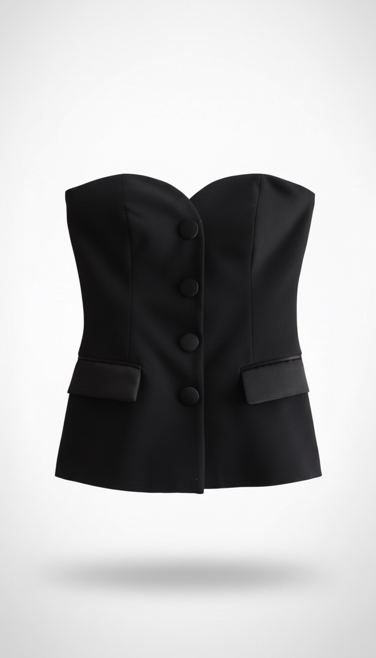 Bustier corset noir 