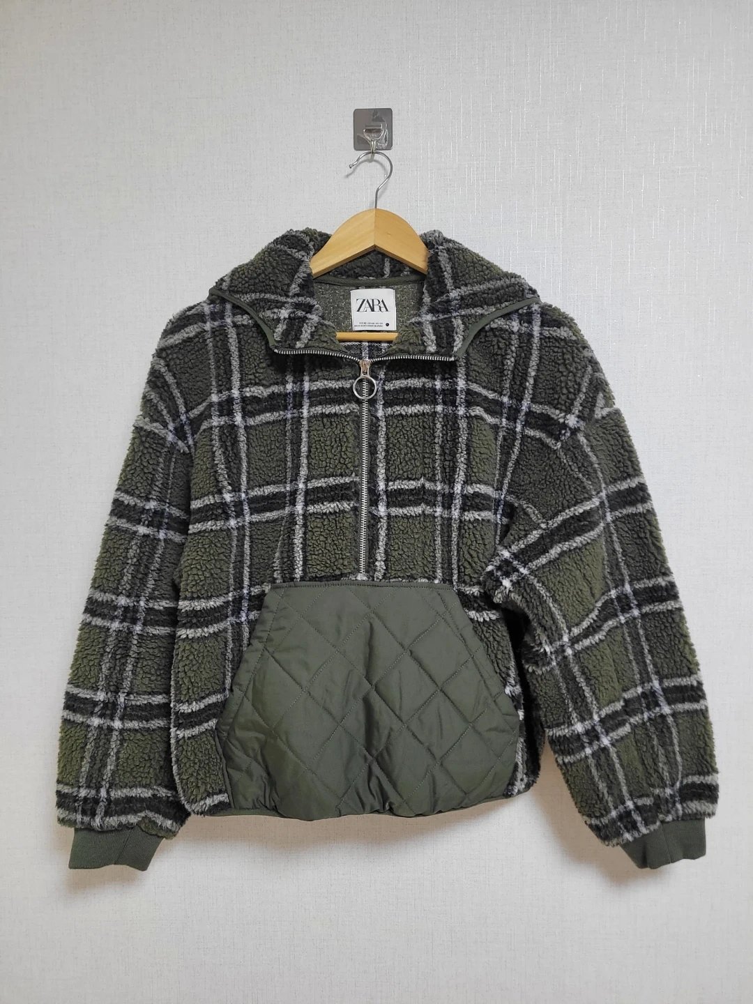 Veste Zara style teddy 💚💚