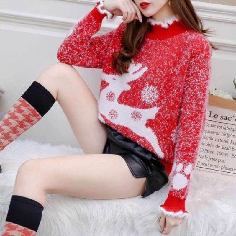 Pull rouge SHEIN 
