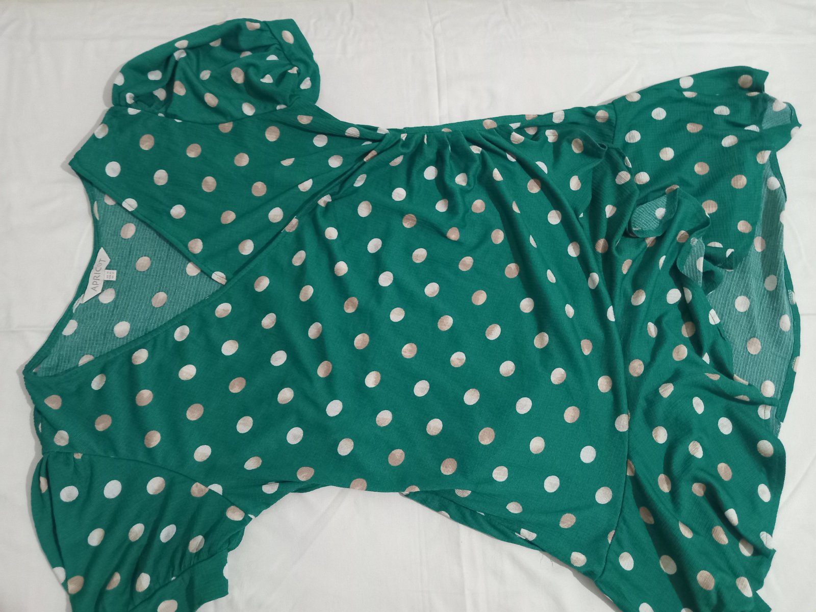 Robe vert apricot