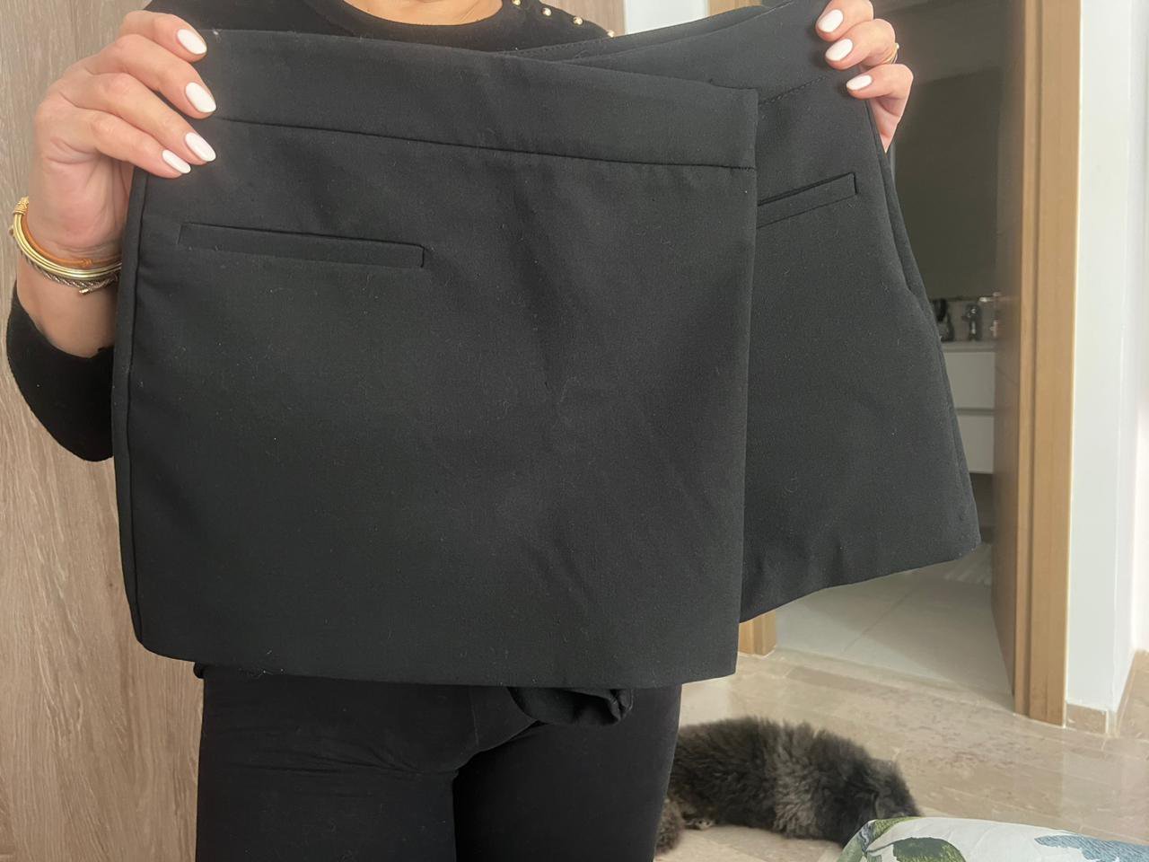 Jupe short zara noire  