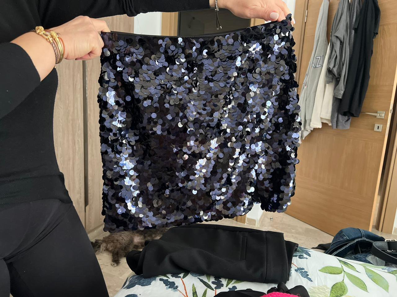Jupe en sequins 