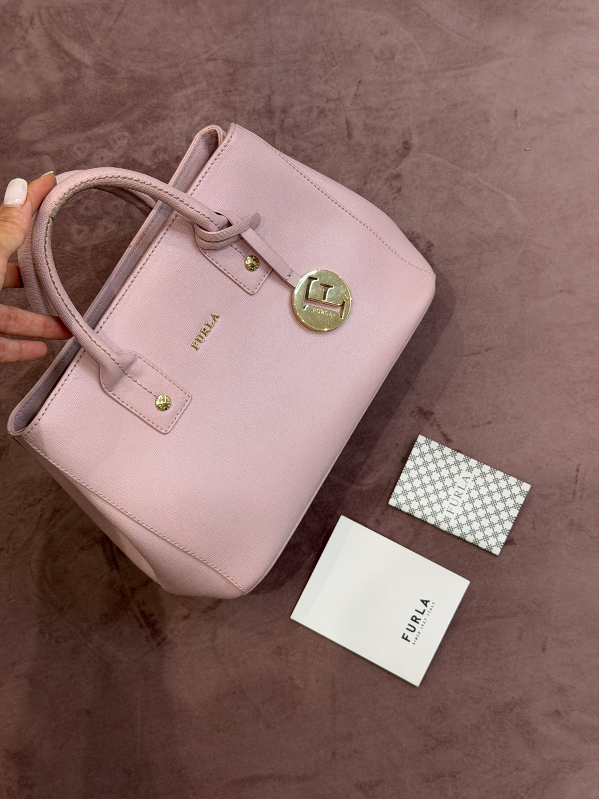 Sac à main Furla rose