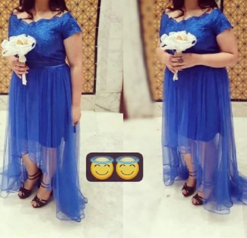 robe bleu roi