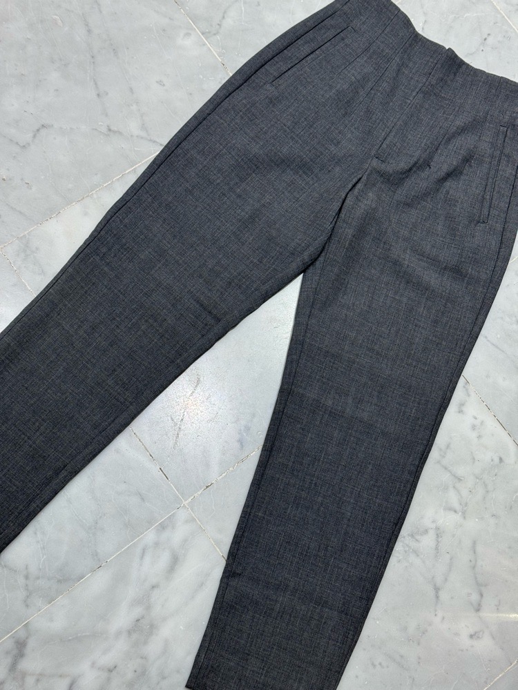 Pantalon gris anthracite chiné
